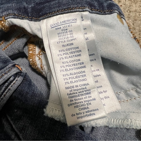 Good American Good Legs Skinny Jeans size 0 - Picture 7 of 16